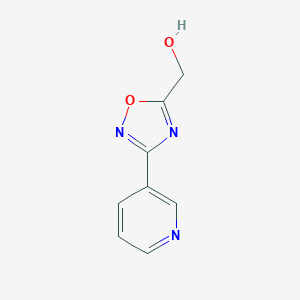 [3-(3-pyridinyl)-1,2,4-oxadiazol-5-yl]methanol图片