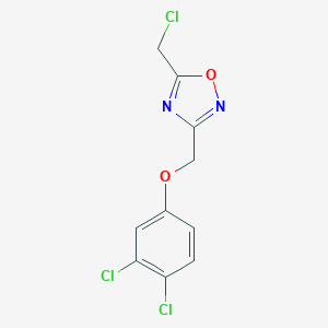 5-Chloromethyl-3-(3,4-dichloro-phenoxymethyl)-[1,2,4]oxadiazole图片