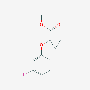 Methyl 1-(3-fluorophenoxy)cyclopropanecarboxylate图片
