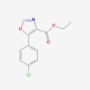 Ethyl 5-(4-chlorophenyl)oxazole-4-carboxylate图片