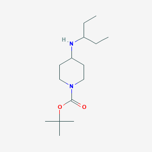 tert-Butyl 4-(pentan-3-ylamino)piperidine-1-carboxylate图片