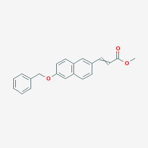 Methyl(E)-3-[6-(benzyloxy)-2-naphthyl]-2-propenoate图片