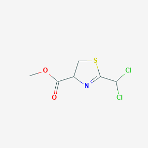 Methyl 2-(Dichloromethyl)-4,5-dihydro-1,3-thiazole-4-carboxylate图片