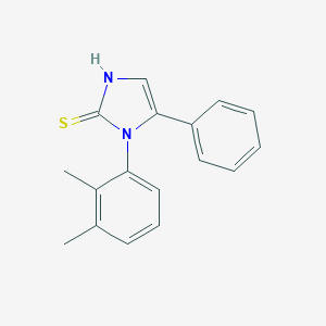 1-(2,3-Dimethylphenyl)-5-phenyl-1H-imidazole-2-thiol图片