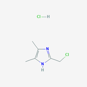 2-(Chloromethyl)-4,5-dimethyl-1H-imidazole Hydrochloride图片