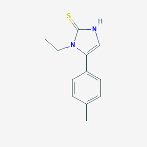 1-ethyl-5-(4-methylphenyl)-1H-imidazole-2-thiol图片