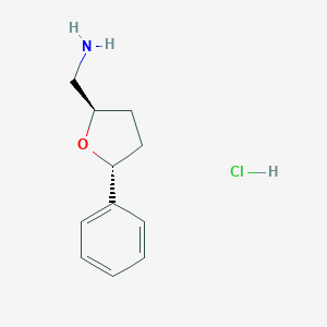 [(2R,5R)-5-phenyloxolan-2-yl]methanamine hydrochloride图片
