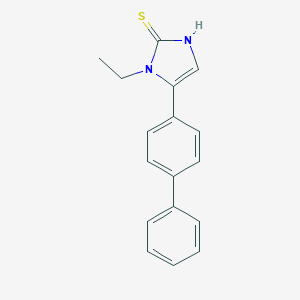 1-Ethyl-5-(4-phenylphenyl)-1H-imidazole-2-thiol图片