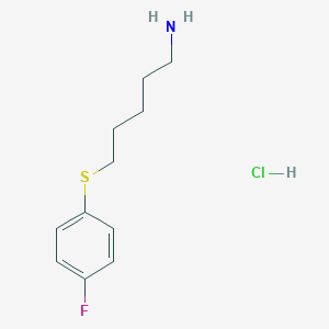 5-((4-fluorophenyl)thio)pentan-1-amine hydrochloride图片