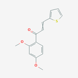 (2E)-1-(2,4-dimethoxyphenyl)-3-(thiophen-2-yl)prop-2-en-1-one图片