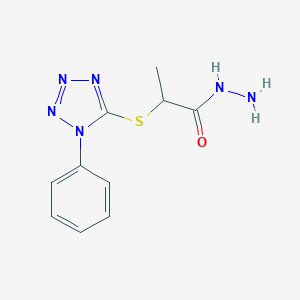 2-[(1-phenyl-1H-tetrazol-5-yl)thio]propanohydrazide图片