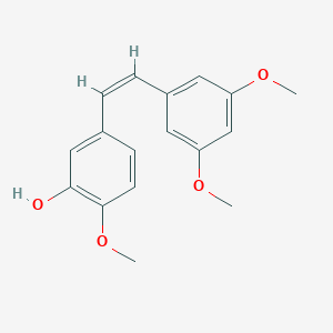 cis-3,4',5-Trimethoxy-3'-hydroxystilbene图片