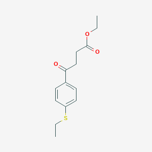 Ethyl 4-[4-(Ethylthio)phenyl]-4-oxobutanoate图片