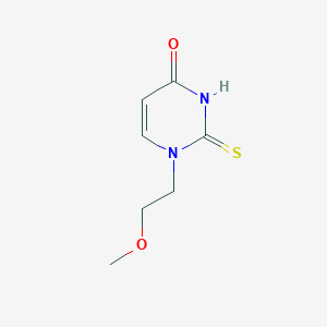1-(2-Methoxyethyl)-2-thioxo-2,3-dihydropyrimidin-4(1H)-one图片