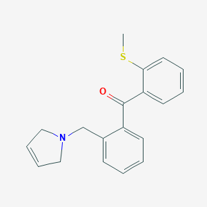2-(3-pyrrolinomethyl)-2'-thiomethylbenzophenone图片