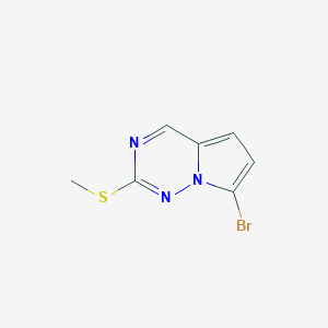 7-bromo-2-(methylthio)pyrrolo[2,1-f][1,2,4]triazine图片