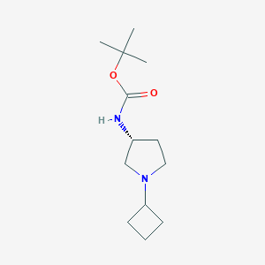 (R)-tert-Butyl 1-cyclobutylpyrrolidin-3-ylcarbamate图片