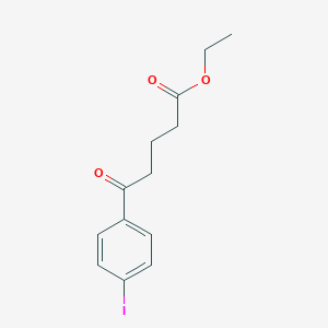 Ethyl 5-(4-iodophenyl)-5-oxovalerate图片
