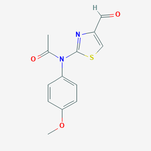 N-(4-Formyl-1,3-thiazol-2-yl)-N-(4-methoxyphenyl)acetamide图片