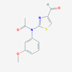 N-(4-Formyl-1,3-thiazol-2-yl)-N-(3-methoxyphenyl)acetamide图片