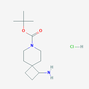 Tert-Butyl1-amino-7-azaspiro[3,5]nonane-7-carboxylatehydrochloride图片