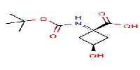 trans-1-{[(tert-butoxy)carbonyl]amino}-3-hydroxycyclobutane-1-carboxylicacid图片