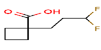 1-(3,3-difluoropropyl)cyclobutane-1-carboxylicacid图片