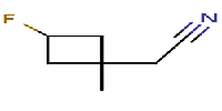 2-(3-fluoro-1-methylcyclobutyl)acetonitrile图片
