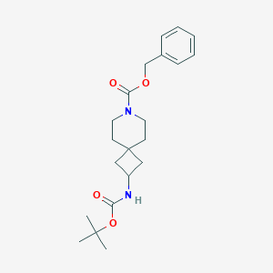 benzyl2-[(2-methylpropan-2-yl)oxycarbonylamino]-7-azaspiro[3,5]nonane-7-carboxylate图片