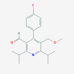 2,6-Diisopropyl-4-(4-fluorophenyl)-5-methoxymethylpyridine-3-carboxaldehyde图片