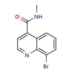 8-bromo-N-methylquinoline-4-carboxamide图片