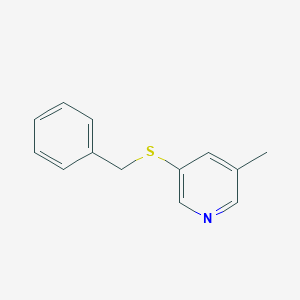 3-(Benzylthio)-5-methylpyridine图片
