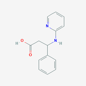 3-Phenyl-3-(pyridin-2-ylamino)propanoic Acid图片