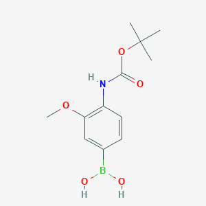 4-N-Boc-Amino-3-methoxy-phenylboronic acid图片