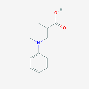 2-Methyl-3-[methyl(phenyl)amino]propanoic acid图片