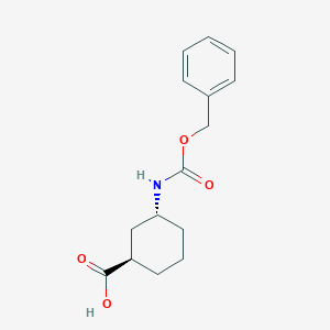 trans-3-(((Benzyloxy)carbonyl)amino)-cyclohexanecarboxylic acid图片