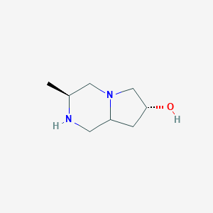 (3S,7R,8aS)-3-Methyloctahydropyrrolo-[1,2-a]pyrazin-7-ol图片