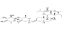 3-O-beta-Allopyranosyl-(1->4)-beta-oleandropyranosyl-11-O-isobutyryl-12-O-acetyltenacigenin B图片