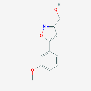[5-(3-methoxyphenyl)isoxazol-3-yl]methanol图片