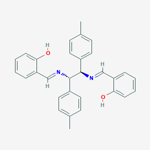 2,2'-((1E,1'E)-(((1R,2S)-1,2-Di-p-tolylethane-1,2-diyl)bis(azanylylidene))bis(methanylylidene))diphenol图片