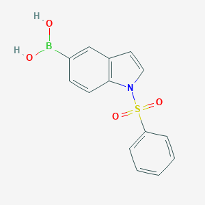 1-(Phenylsulphonyl)-1H-indole-5-boronic acid图片