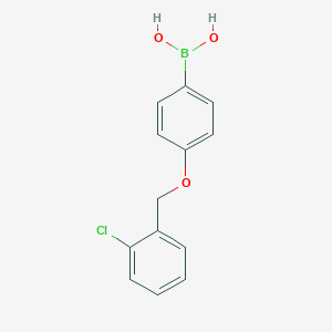 (4-((2-Chlorobenzyl)oxy)phenyl)boronic acid图片