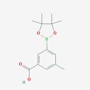 3-Methyl-5-(4,4,5,5-tetramethyl-1,3,2-dioxaborolan-2-yl)benzoic acid图片