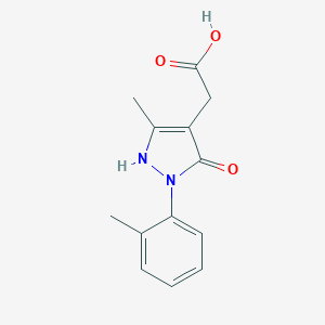 (5-Hydroxy-3-methyl-1-o-tolyl-1H-pyrazol-4-yl)-acetic acid图片