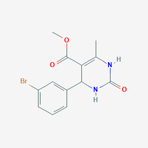 methyl 4-(3-bromophenyl)-6-methyl-2-oxo-1,2,3,4-tetrahydropyrimidine-5-carboxylate图片