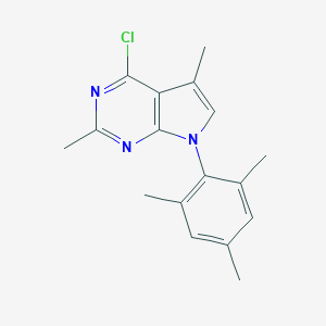 4-Chloro-7-mesityl-2,5-dimethyl-7H-pyrrolo[2,3-d]pyrimidine图片