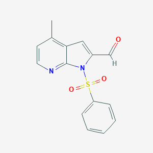 2-Cyano-4-methyl-1-(phenylsulphonyl)-7-azaindole图片