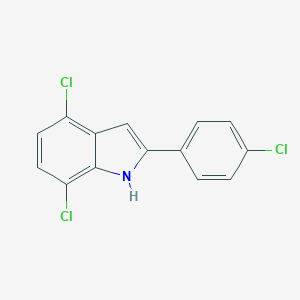 4,7-Dichloro-2-(4-Chlorophenyl)-1h-Indole图片