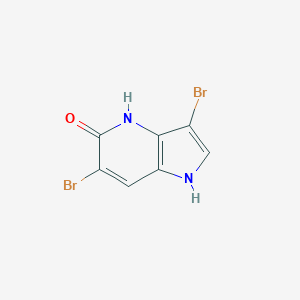 3,6-Dibromo-5-hydroxy-4-azaindole图片