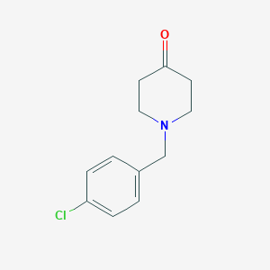 1-[(4-Chlorophenyl)methyl]piperidine-4-one图片